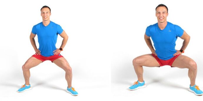 Plie squats will help increase a man's power effectively