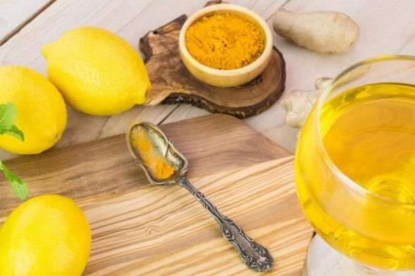 Drink with lemon, ginger, and turmeric to increase potency
