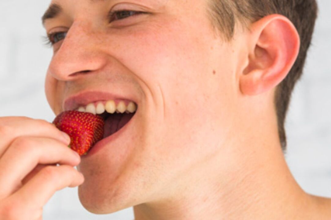strawberries to increase power
